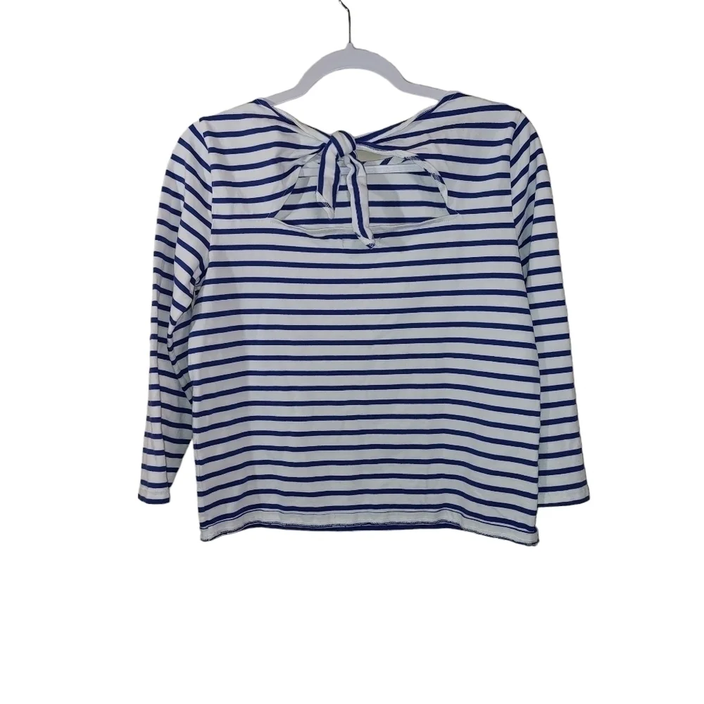 J. Crew Ladies Long Sleeve Striped Top- size S